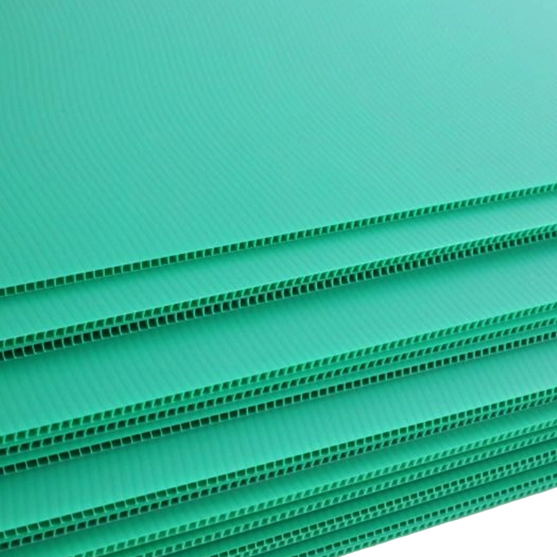 Feuille de polypropylène cannelée imperméable pour la fabrication de boîtes de rangement