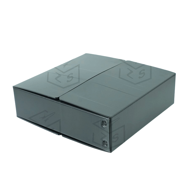 Boîte d'expédition rectangulaire réutilisable en carton ondulé PP
