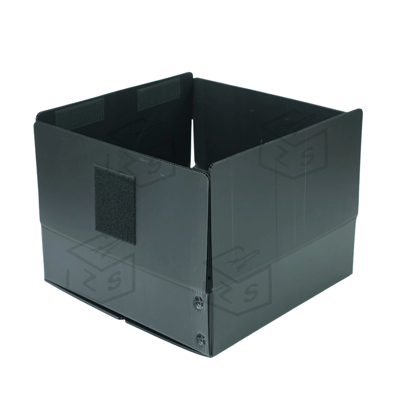 Boîte d'expédition rectangulaire réutilisable en carton ondulé PP