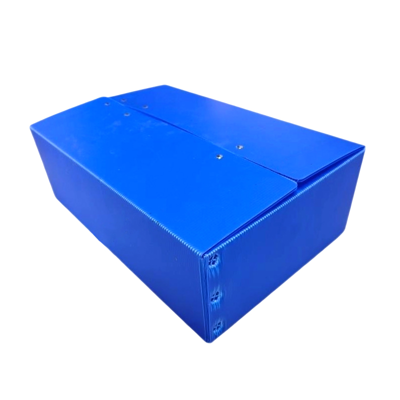 Boîte d'expédition rectangulaire réutilisable en carton ondulé PP