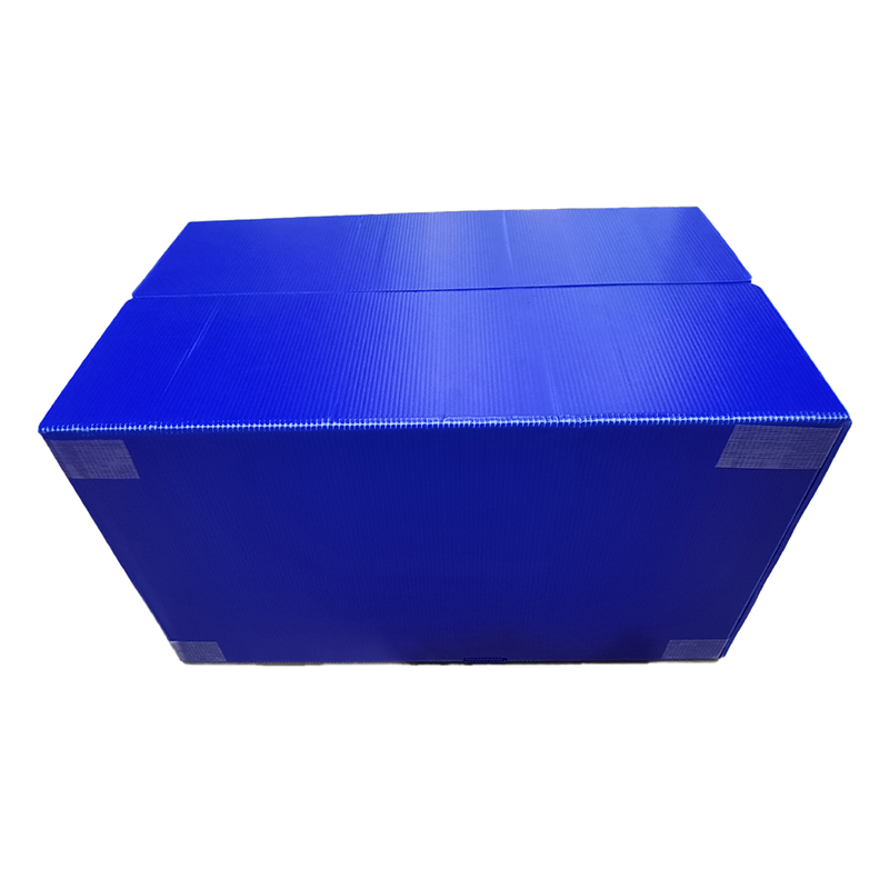 Boîte de rangement en plastique ondulé PP avec fermeture Velcro et trou pour les mains