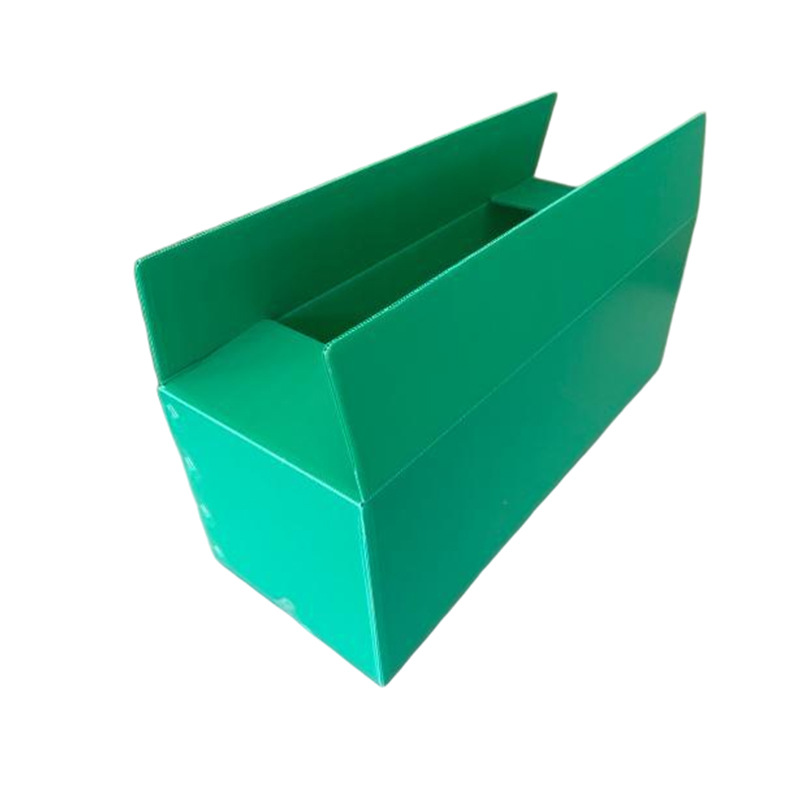 Boîte en carton creux ondulé PP empilable et imperméable