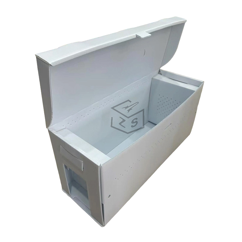 Boîte à noix en plastique ondulé perforé respirant