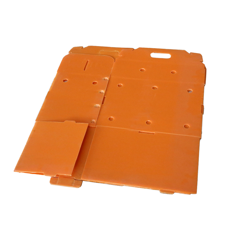 Porte-animaux pliable en plastique ondulé à trous d'aération multiples