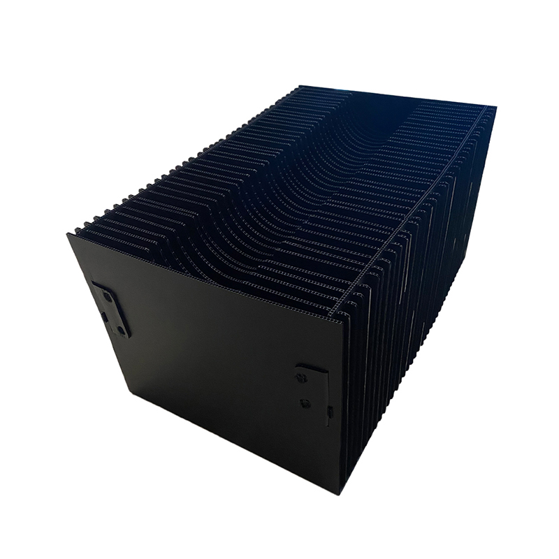 Conteneur compartimenté en carton creux PP ESD avec séparateur de grille