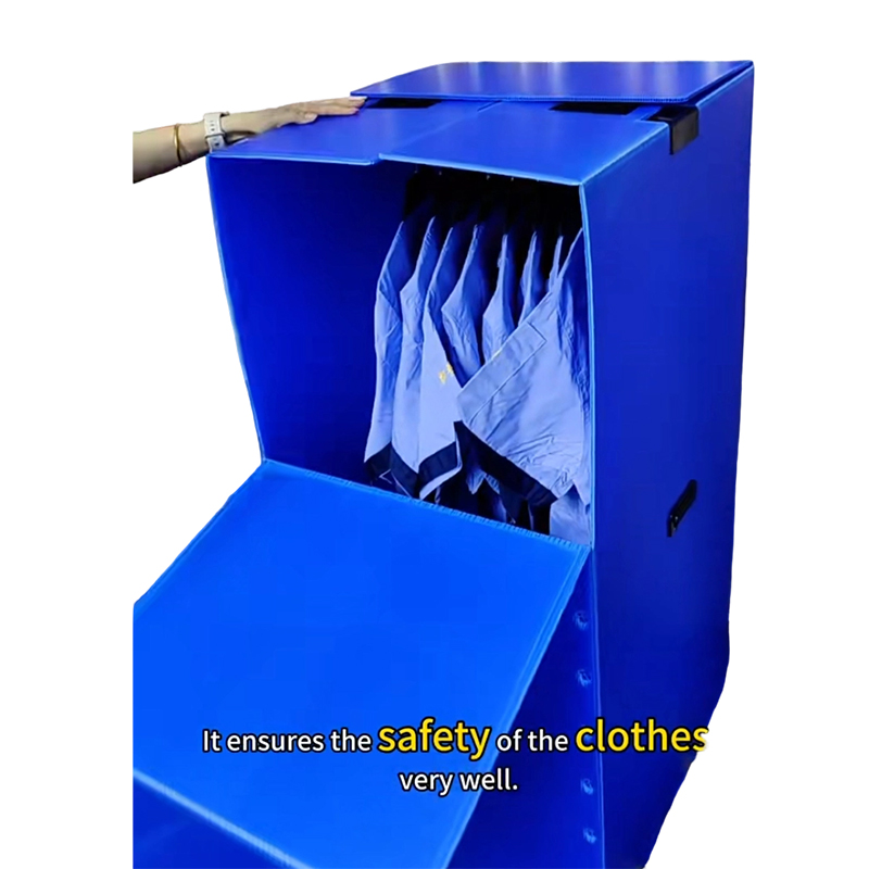 Boîte d'emballage de costume Coroplast réutilisable et résistante à l'humidité