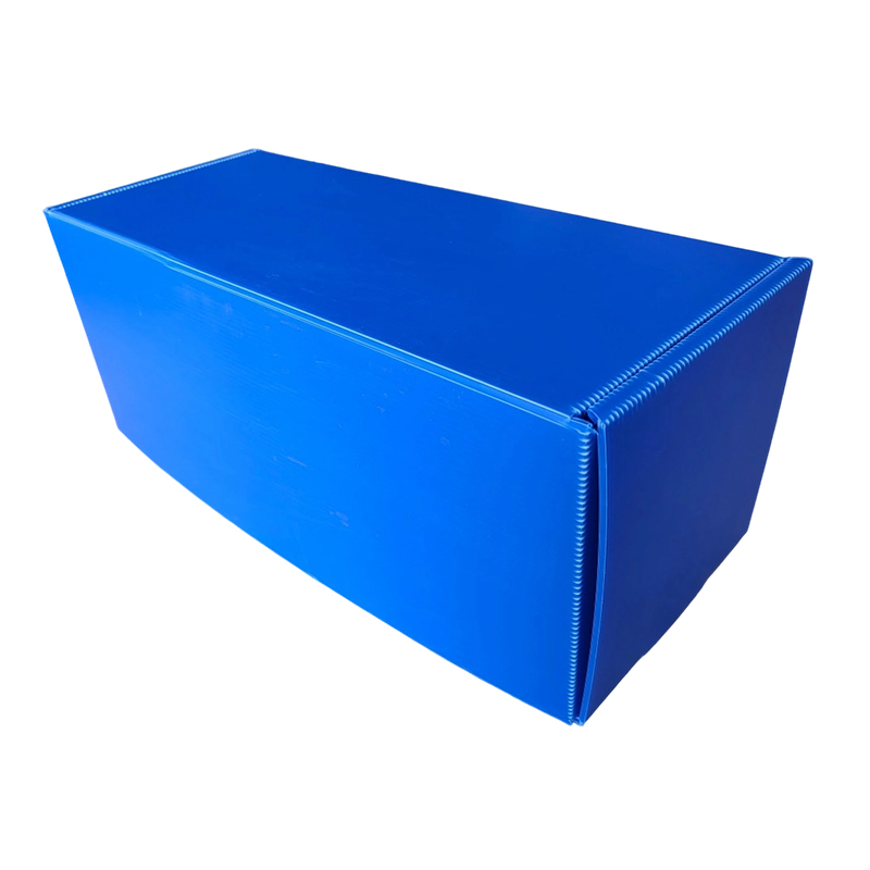 Boîte d'expédition pliable et imperméable en plastique ondulé PP