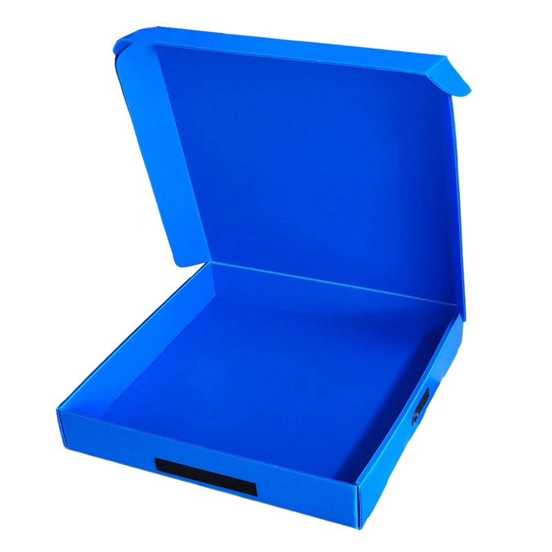 Boîte d'expédition pliable et imperméable en plastique ondulé PP