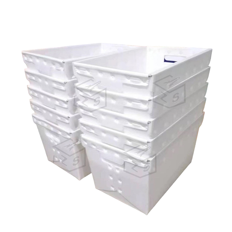 Conteneur postal en plastique ondulé recyclable