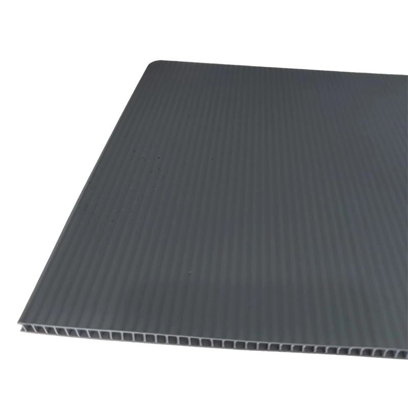 Feuille ondulée réutilisable et imperméable en PP à double paroi