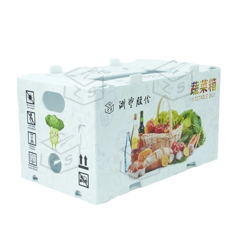 Boîte à fruits réutilisable et imperméable en PP Corflute