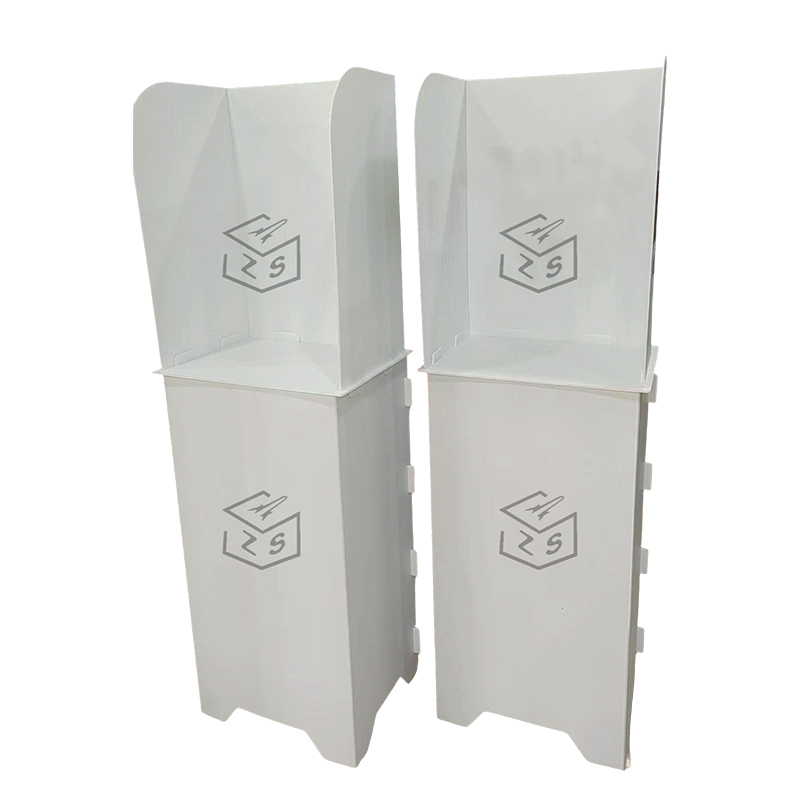 Stand d'élection portable étanche en plastique ondulé pour la confidentialité