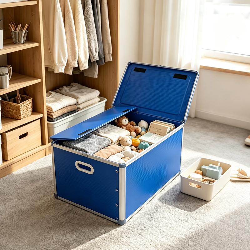 Boîte en plastique ondulé